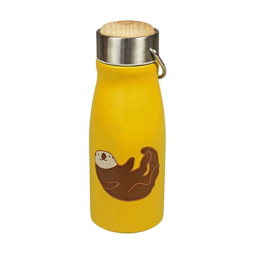 The Zoo stainless steel kids thermal flasks with sea otter print - 300ML - Image 3