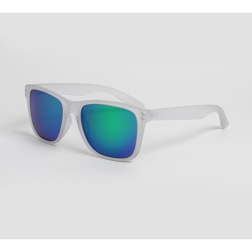 Semi transparant 'Distressed' sunglasses with mirror lenses 2220-20 - Image 2