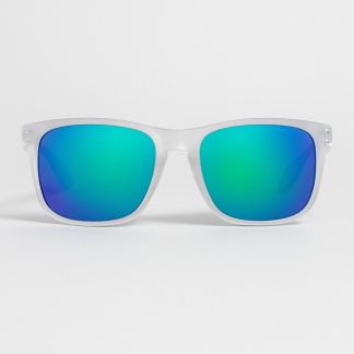 Semi transparant 'Distressed' sunglasses with mirror lenses 2220-20