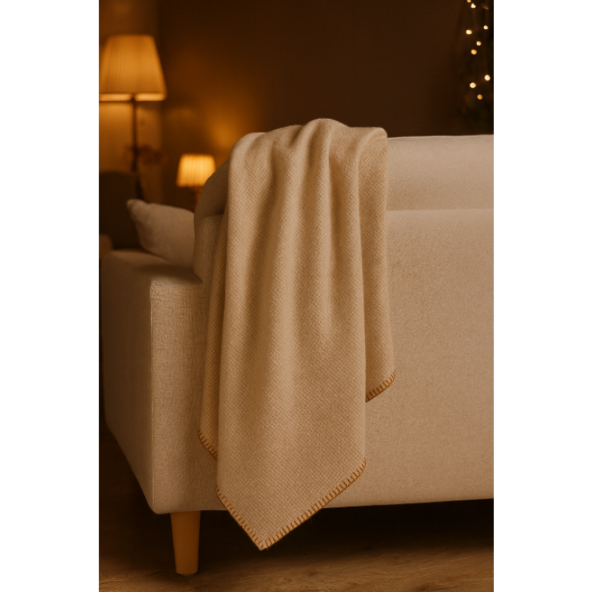 Two colour assortment 'The Cocoo Club' soft plaids 150x130cm - Image 4