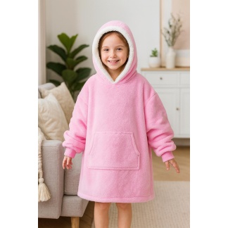 Two colour assortment Splendid ultra-soft hoodie blankets/snuggies for children
