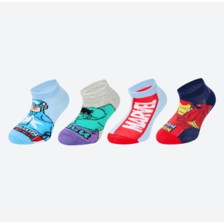 Mix of various branded sneaker socks for children