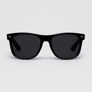 Black 'Distressed' sunglasses with black lenses 2215-06
