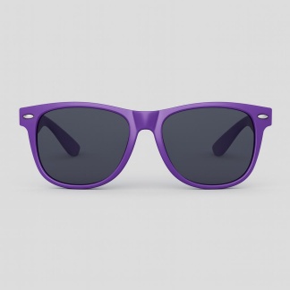 Purple 'Distressed' sunglasses with black lenses 2215-LILA