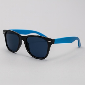 Zwart/blauwe 'Distressed' zonnebrillen 2217-BLR