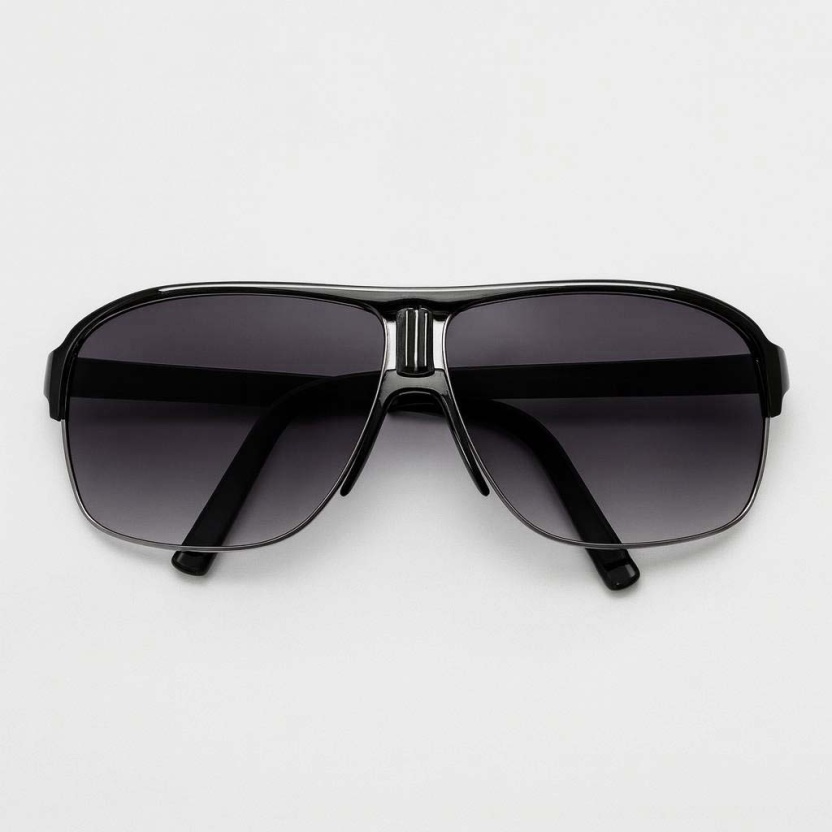 Black 'Distressed' sunglasses with tinted lenses 2043-SW