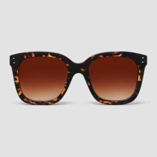 Brown tortoiseshell pattern 'Distressed' sunglasses 2212-05