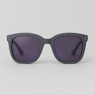 Matte grey 'Distressed' sunglasses with tinted violet lenses 2212-07