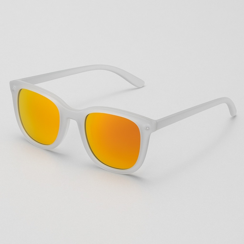 Frosted 'Distressed' sunglasses with mirror lenses 2212-09 - Image 2