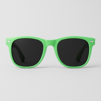 Neon green 'Distressed' sunglasses 2215-GRN
