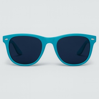 Turquoise 'Distressed' sunglasses with dark tinted lenses 2215-TUR