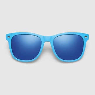 Blue 'Distressed' sunglasses with blue lenses 2217-40