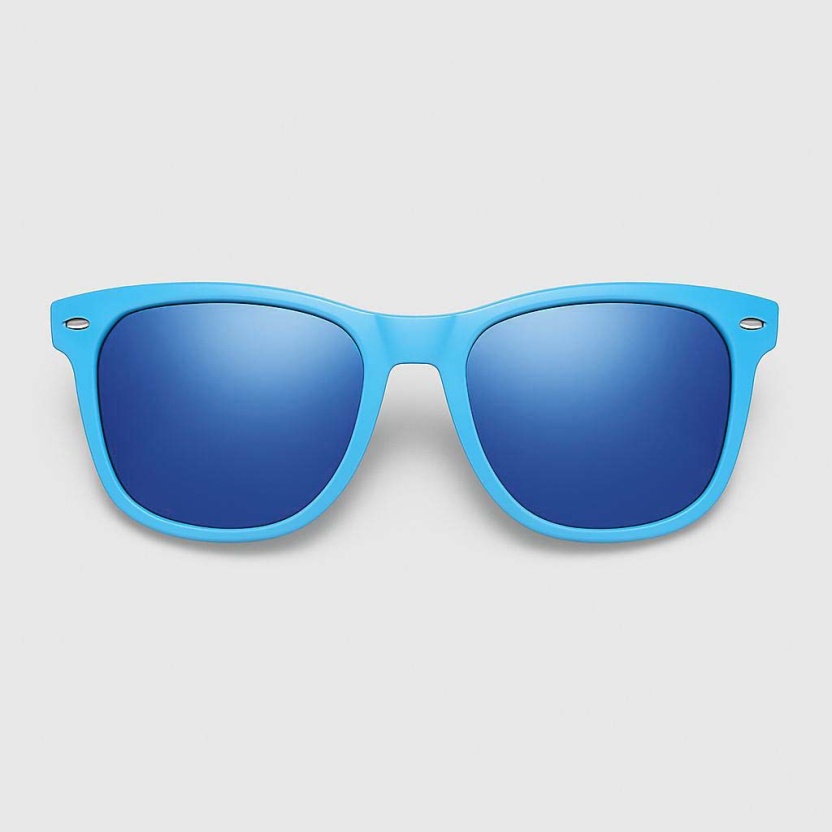 Blue 'Distressed' sunglasses with blue lenses 2217-40