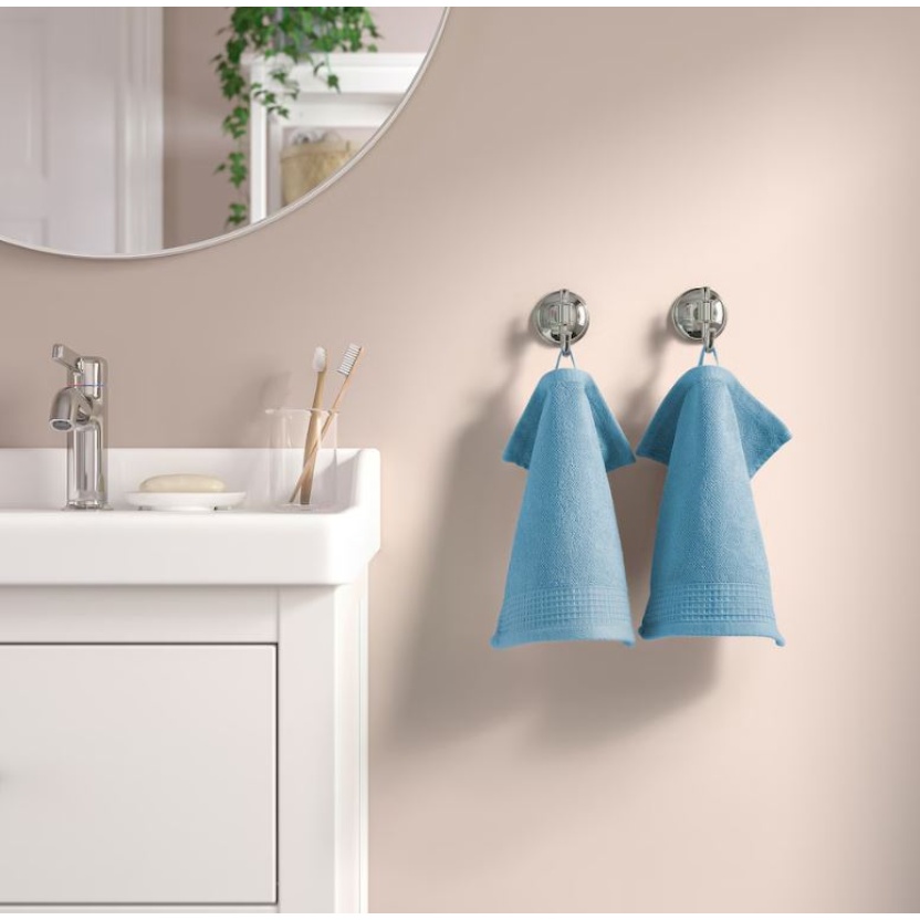 4-pack blauwe gezichtsdoekjes 30x30 cm – 460 g/m²