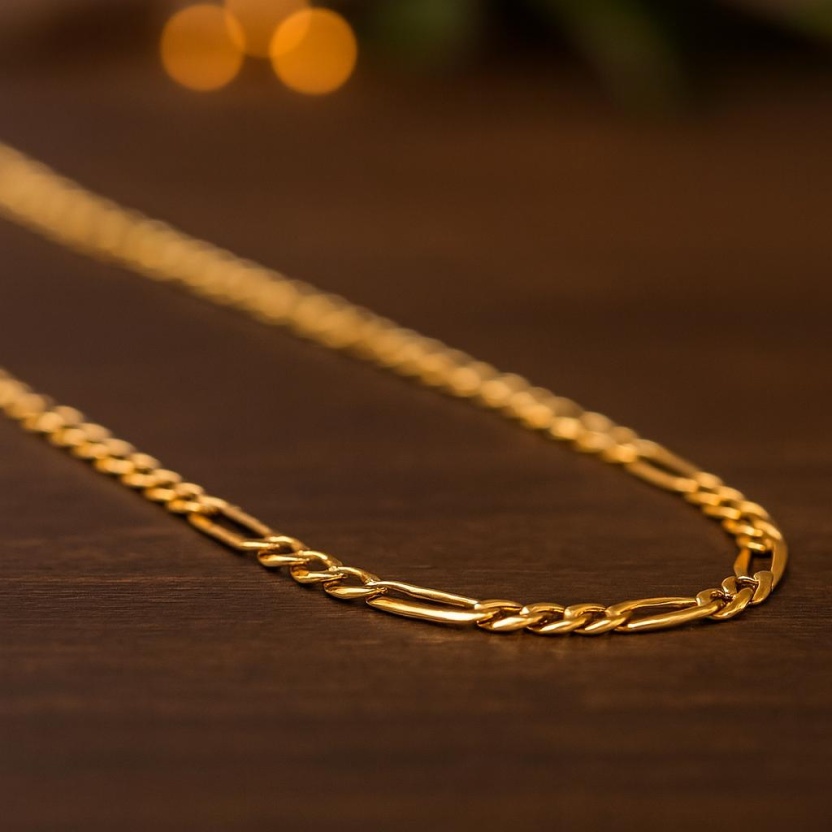 Sieraden - Gouden Laqiro kettingen voor heren - Afbeelding 3