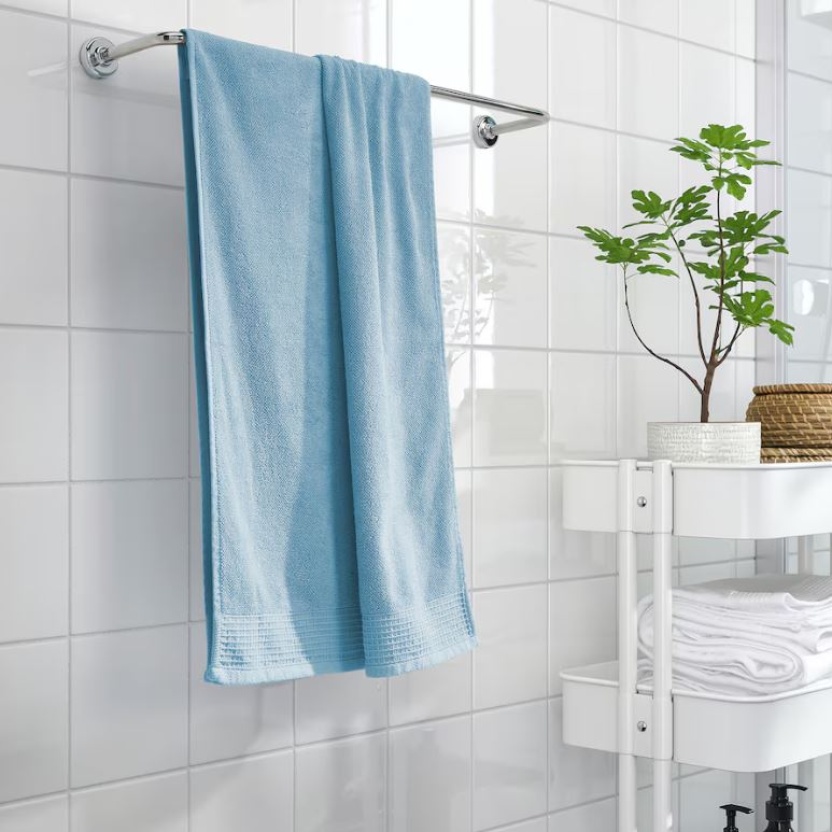 Blue terry bath towels 70x140cm – 460GSM - Image 2