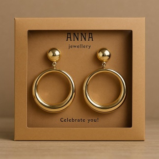 Jewellery - Gold Anna Jewellery earrings for women