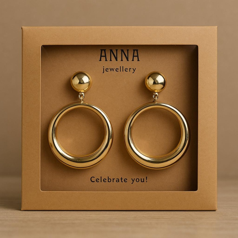 Jewellery - Gold Anna Jewellery earrings for women