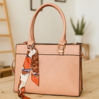 Blush pink Mihella handbags for women