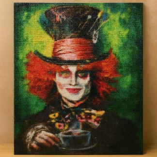 DIY - Diamond painting Mad Hatter - 30x40cm