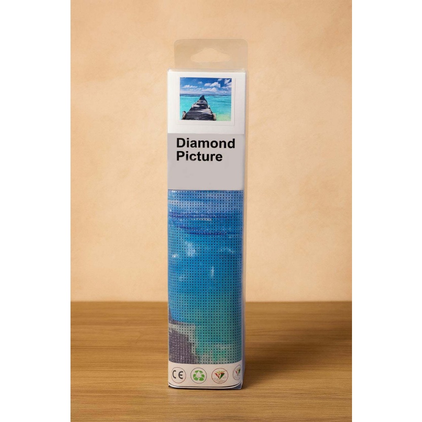 DIY - Diamond painting houten pier - 30x40cm - Afbeelding 2