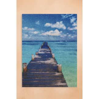 DIY - Diamond painting houten pier - 30x40cm