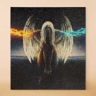 DIY - Diamond painting engel - 30x40cm