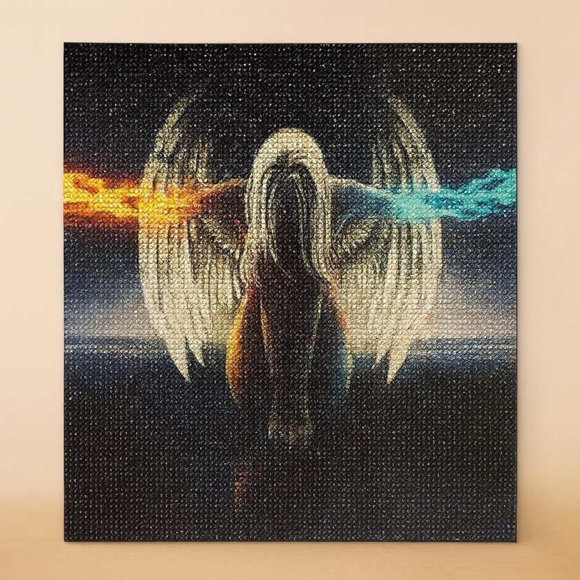 DIY - Diamond painting engel - 30x40cm