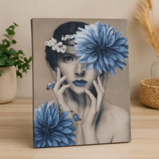 DIY - Diamond painting dames portret - 30x40cm