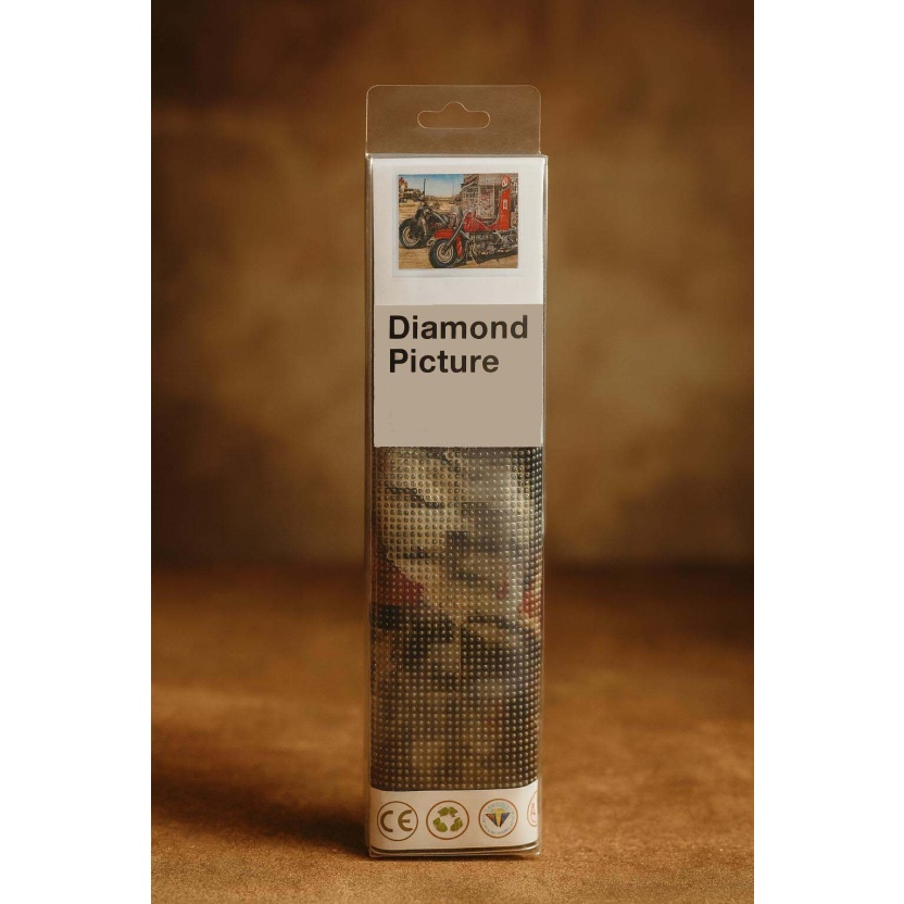 DIY - Diamond painting vintage motors - 30x40cm - Afbeelding 2