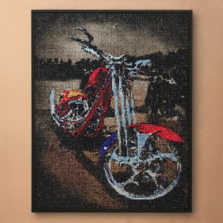 DIY - Diamond painting motor - 30x40cm