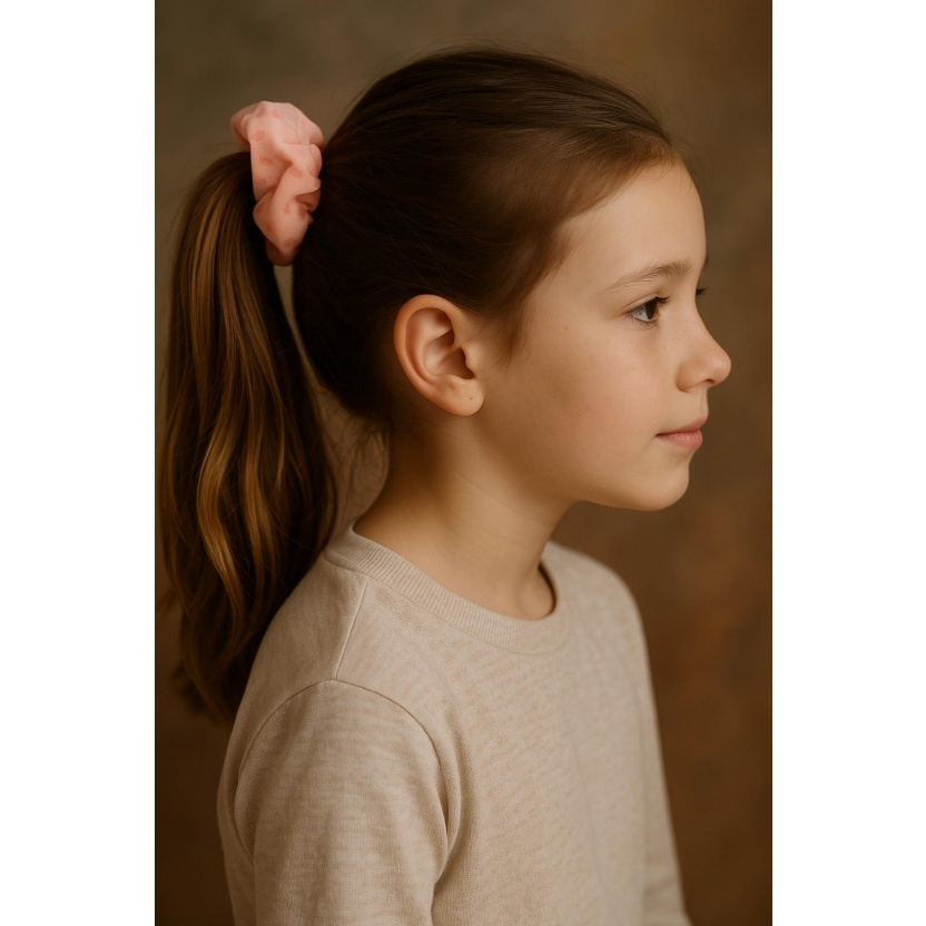 Paardenpraat TV 2-piece set pink scrunchies - Image 3