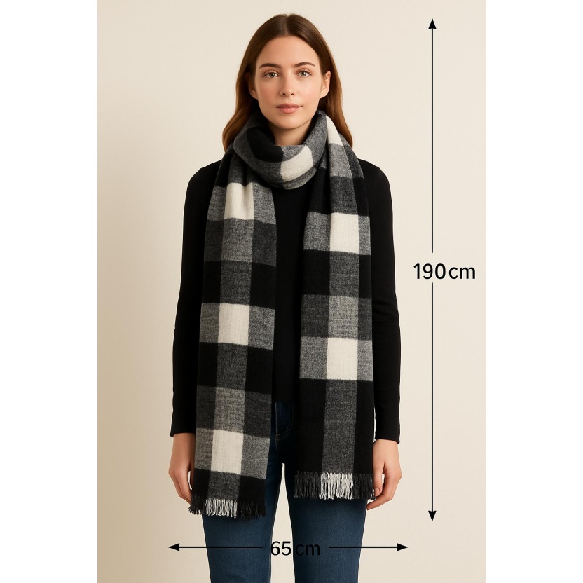 Mix of various winter scarves for women - Image 5