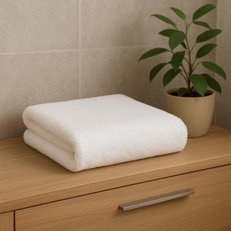 White bath towels 75x150cm – 456GSM