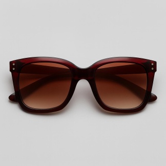 Brown 'Distressed' sunglasses with brown tinted lenses 2212-04