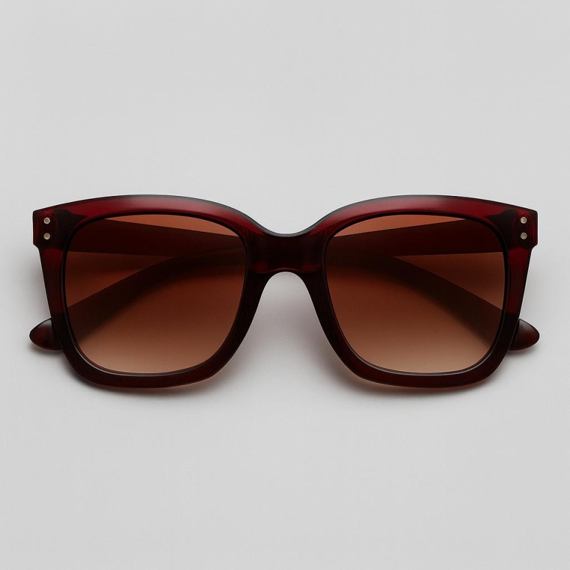 Brown 'Distressed' sunglasses with brown tinted lenses 2212-04