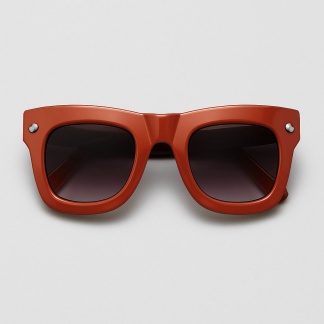 Maroon 'Distressed' statement sunglasses 2048-ROT