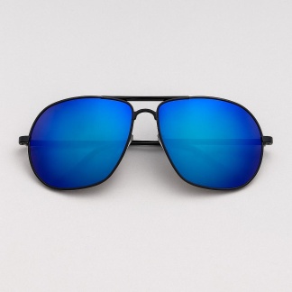 'Distressed' pilotenzonnebrillen met spiegelglazen 2201-04