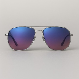 'Distressed' pilotenzonnebrillen met violette glazen 2201-05