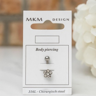 Mix van diverse navelpiercings van MKM Design