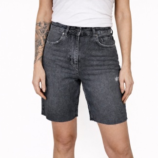 Anthracite Karo Kauer Lulu denim shorts