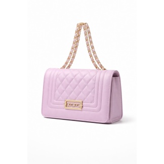 Elegante pastel paarse quilted Mihella tassen voor dames