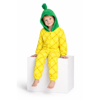 Gele ananas onesies voor kinderen