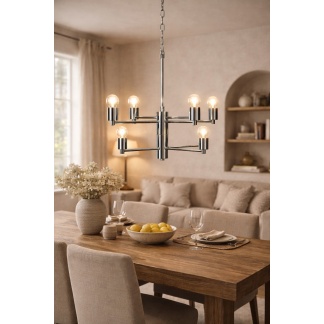 Chroom Light & Living Susa hanglampen