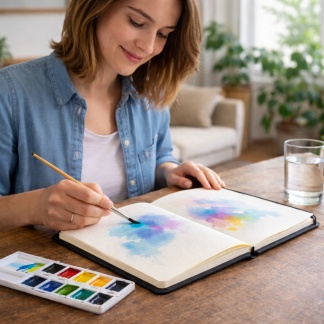 Kangaro aquarelboekjes A5-formaat - 30 vellen