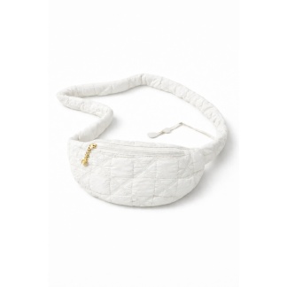 Off white gewatteerde Mihella puffer schoudertasjes