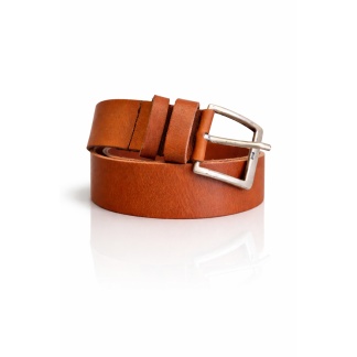 Bruine leren herenriemen