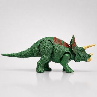 Bruine en groene dinosaurusspeelgoed voor kinderen