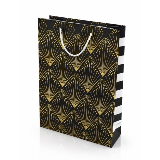 Elegante geschenkverpakkingen met gouden opdruk – Premium luxe papieren tassen