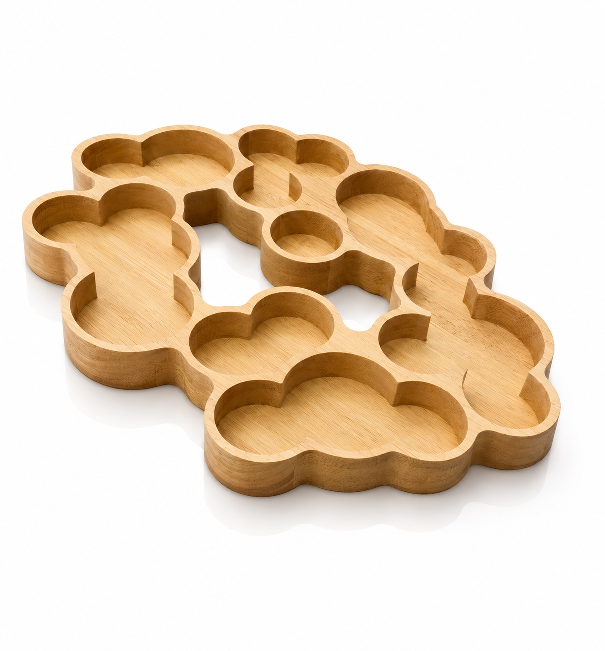Multifunctionele houten serveerplanken en kaarsenhouders